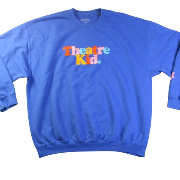 Colleen Ballinger Theatre Kid Embroidered Sweatshirt Adult Blue 2XL Fanjoy - Picture 1 of 15